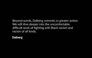 Racism must end. We must do better, now.