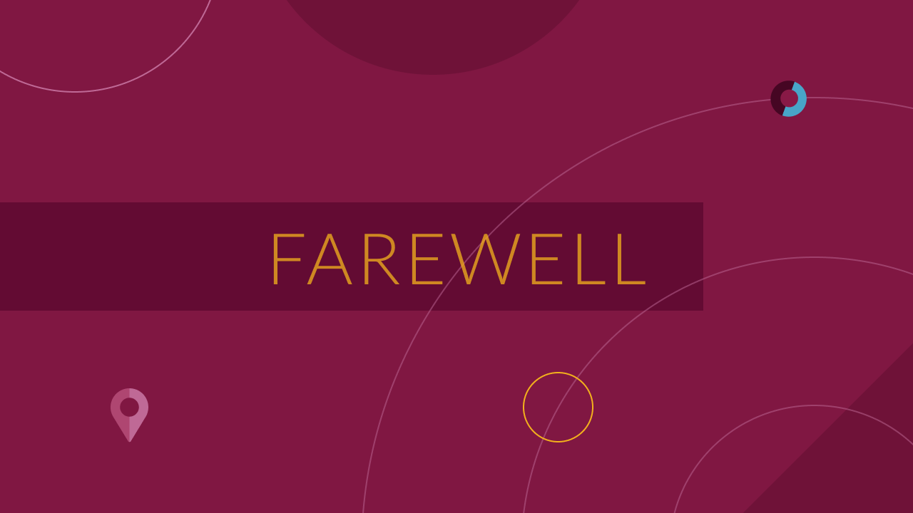 Farewell to Esteemed Partners